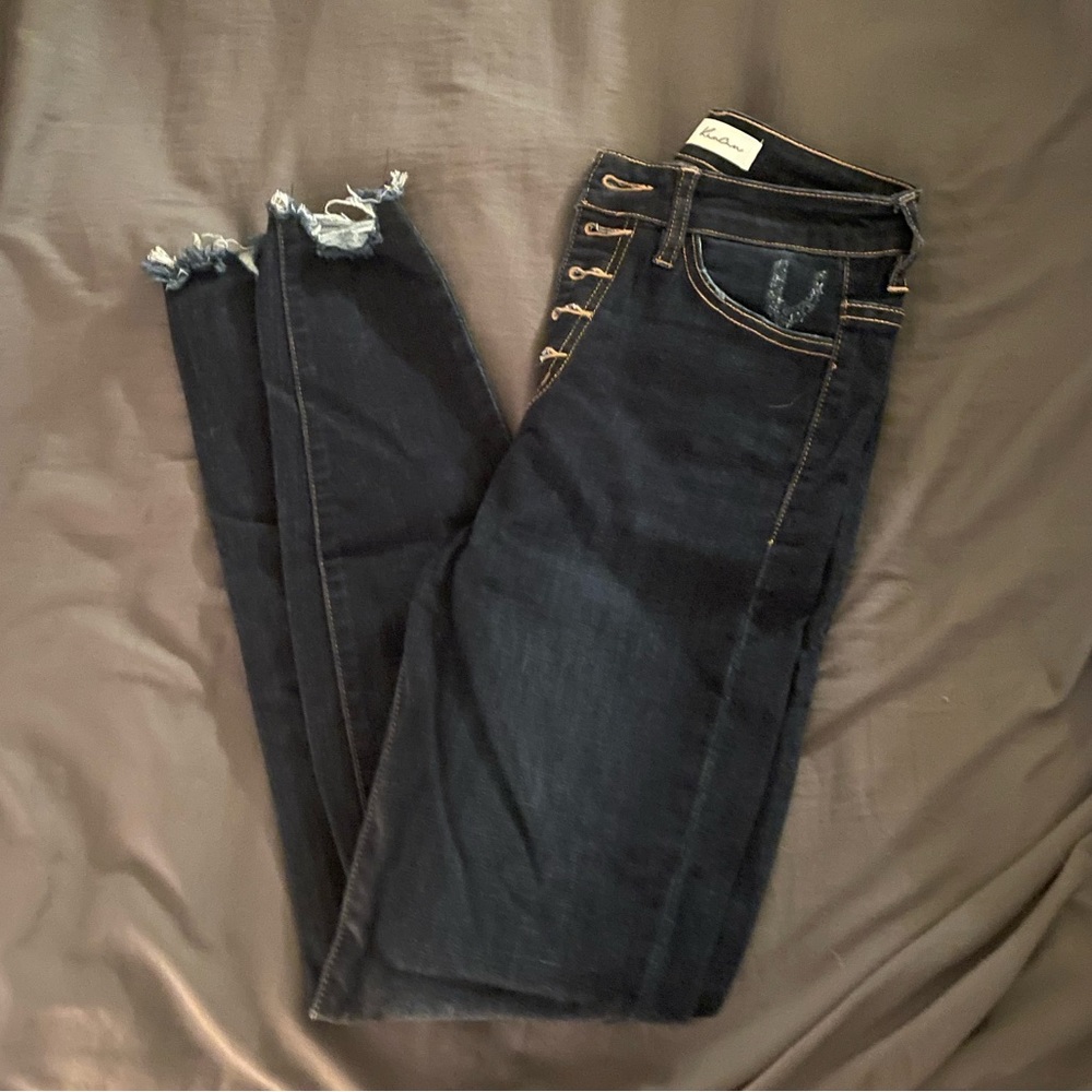 KanCan Dark Wash, High Waist, Skinny Jeans - SIZE 3